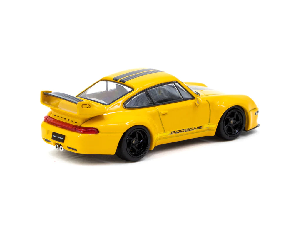 Tarmac Works Porsche 993 Remastered Gunther Werks Yellow 1:64