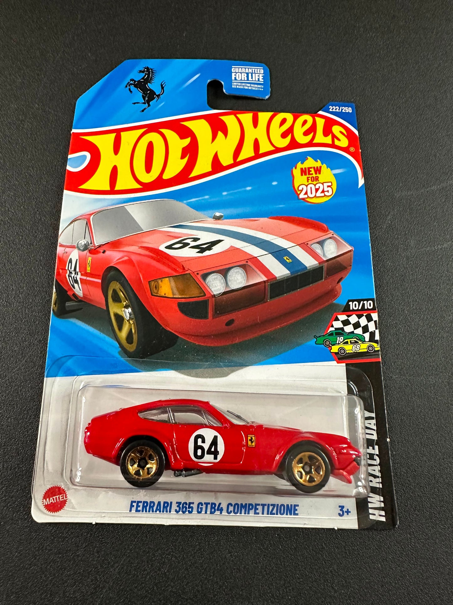 Hot Wheels Ferrari 365 GTB4 Competizione Red 64 1:64