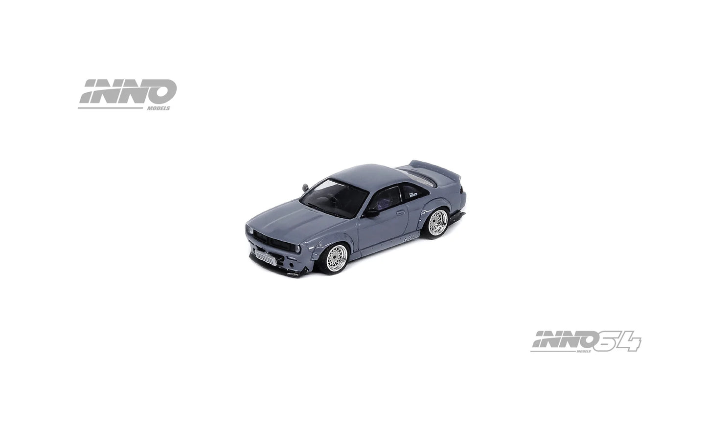 Inno64 Nissan Silvia S14 BOSS Rocket Bunny Grey 1:64