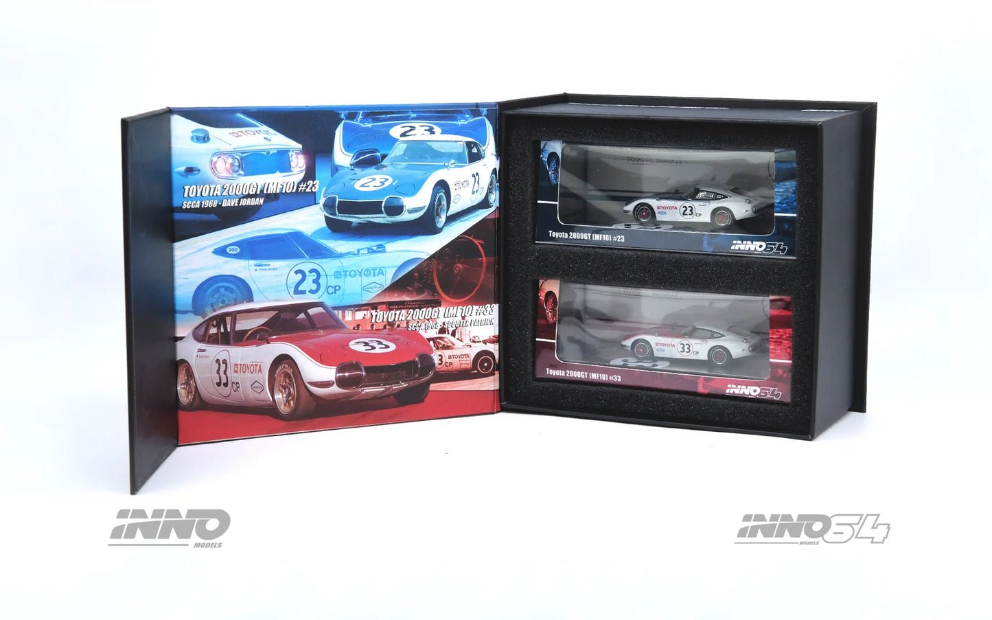 Inno64 Toyota 2000GT MF10 #23 & #33 SCCA 1968 Boxset Collection 1:64