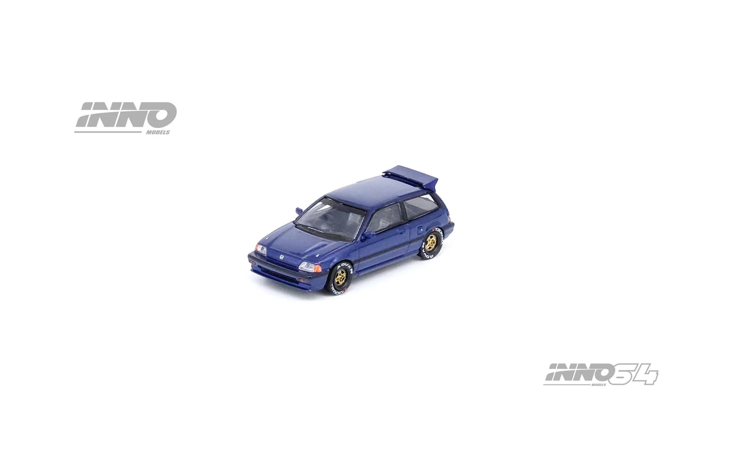 Inno64 Honda Civic Si E-AT Blue 1:64