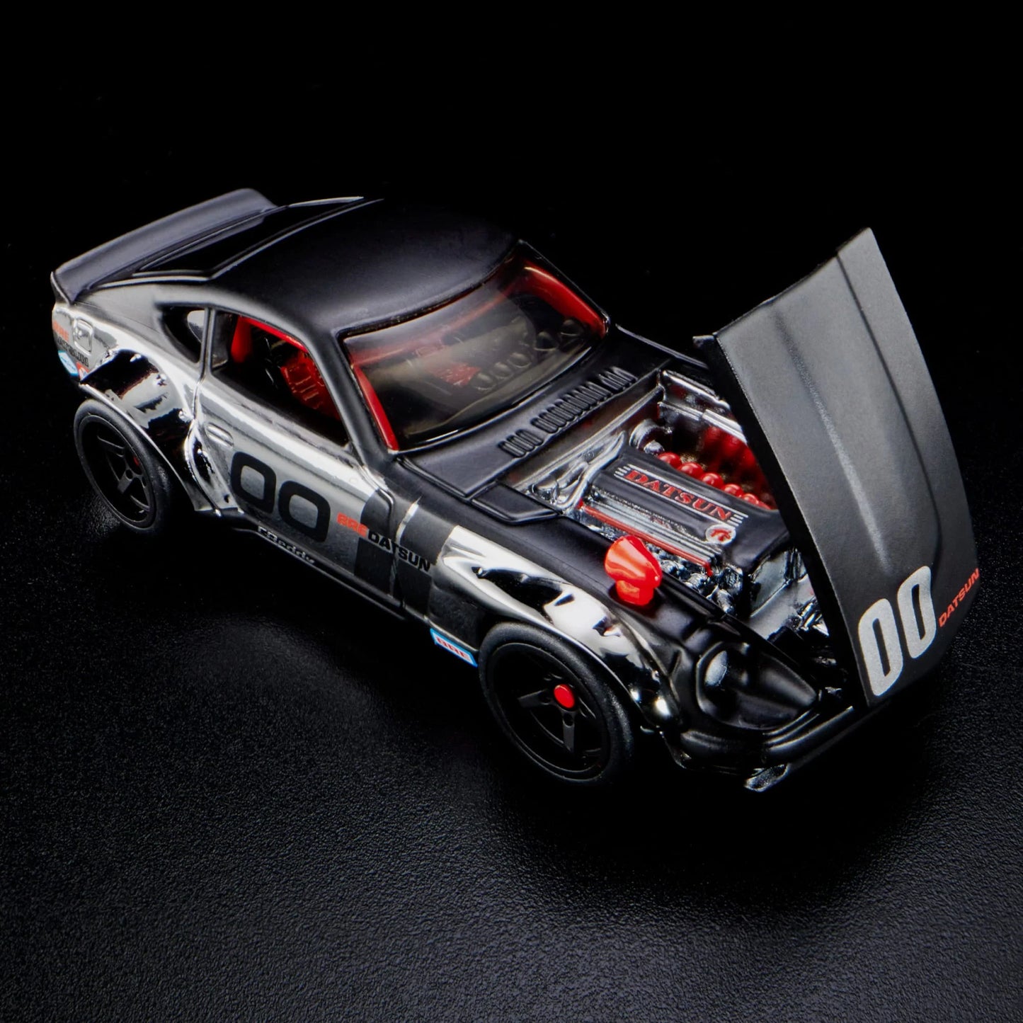 Hot Wheels RLC Custom ’72 Datsun 240Z BRE Chrome Black 1:64