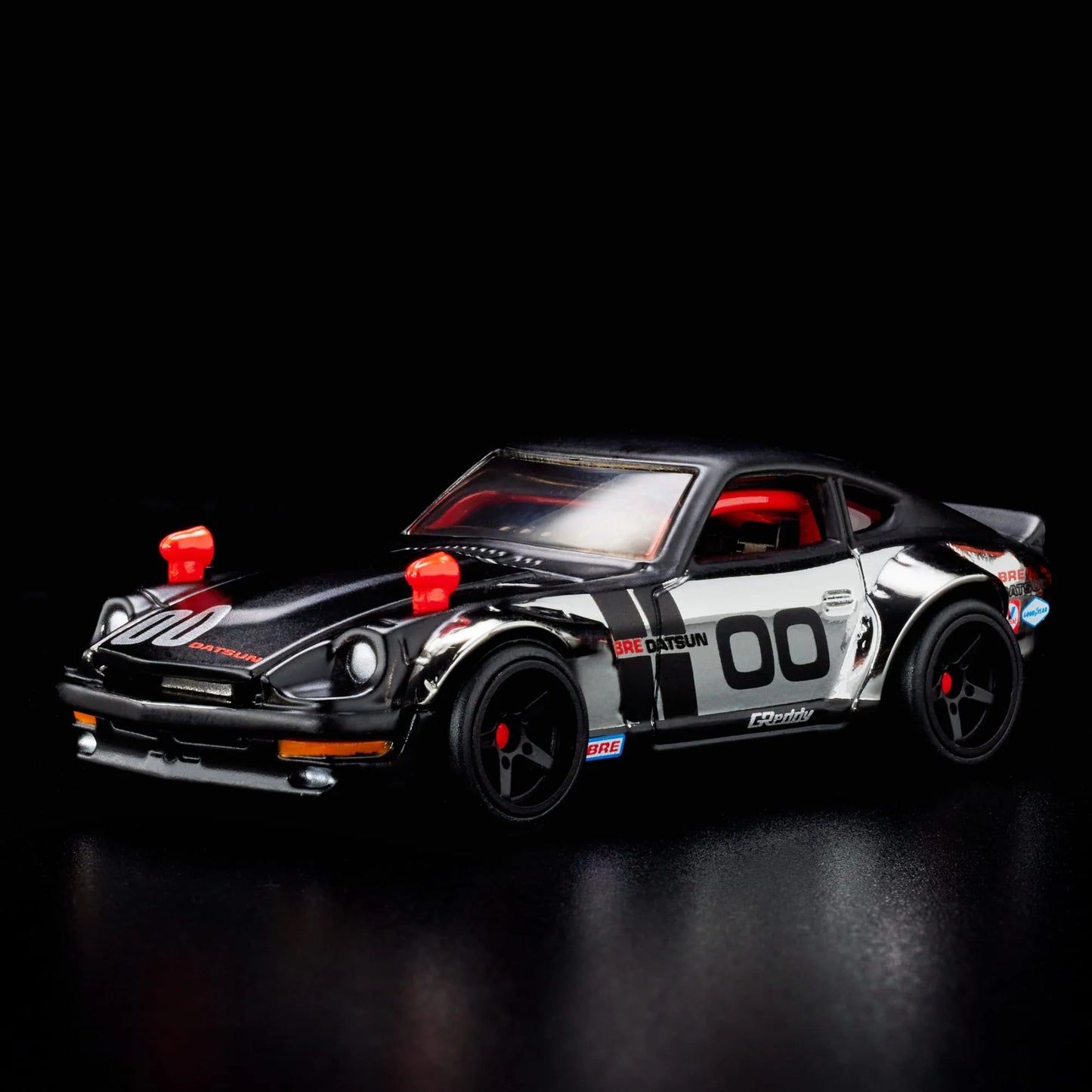 Hot Wheels RLC Custom ’72 Datsun 240Z BRE Chrome Black 1:64