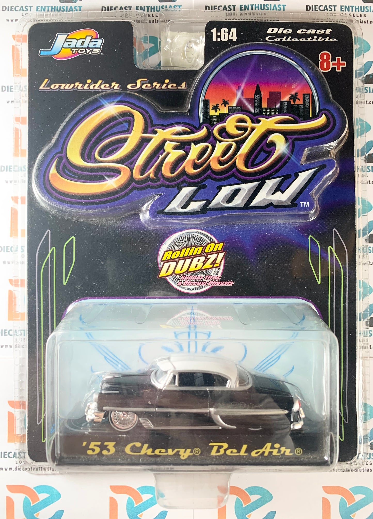 Jada Toys Street Low 53 Chevy Bel Air Black 1:64