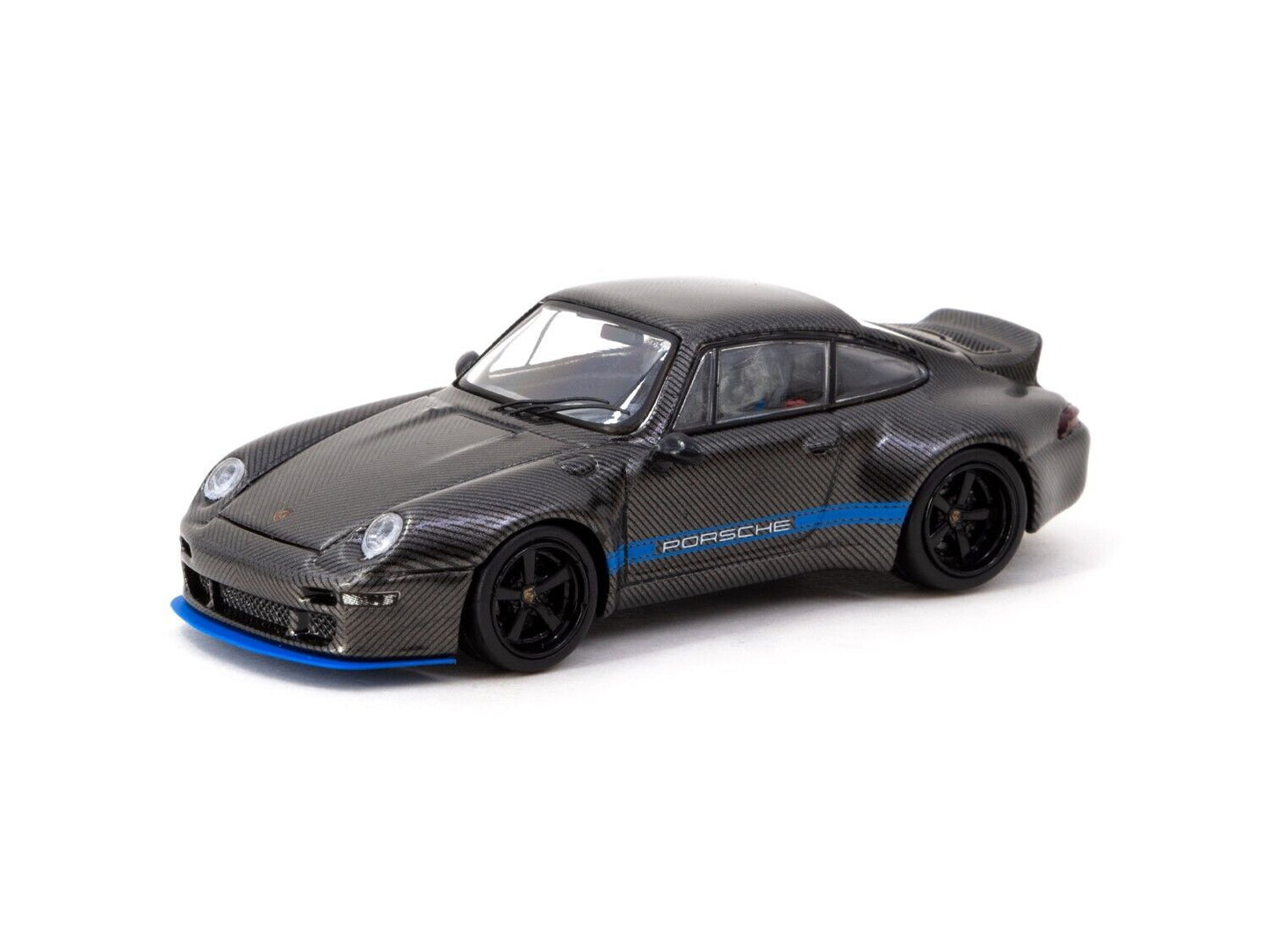Tarmac Works Porsche 993 Gunther Werks Black Carbon 1:64