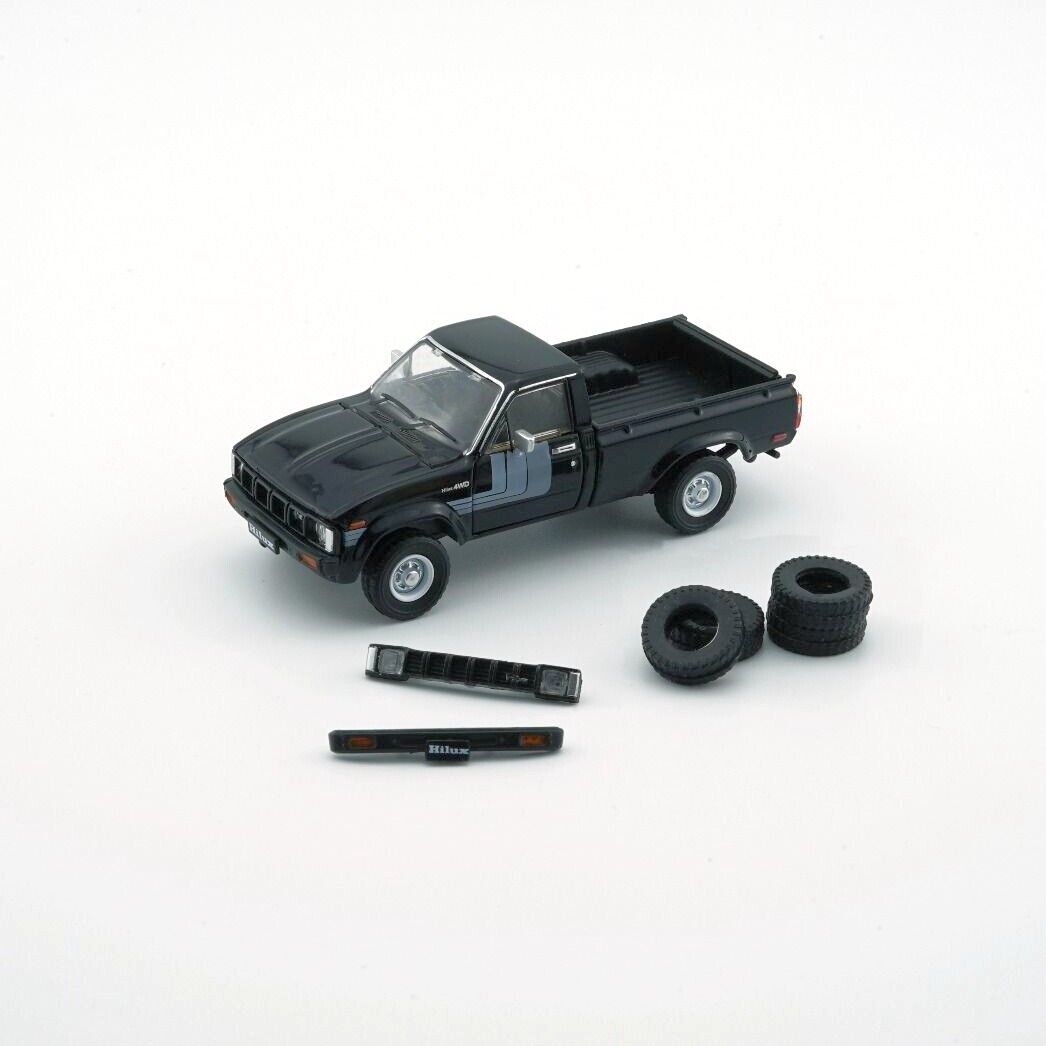 BM Creations Toyota 1980 Hilux N60 N70 Black 1:64