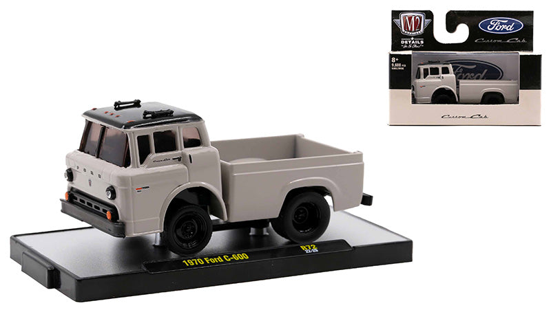 M2 Machines Auto-Thentics Release 72 1970 Ford C-600 Truck Grey 1:64