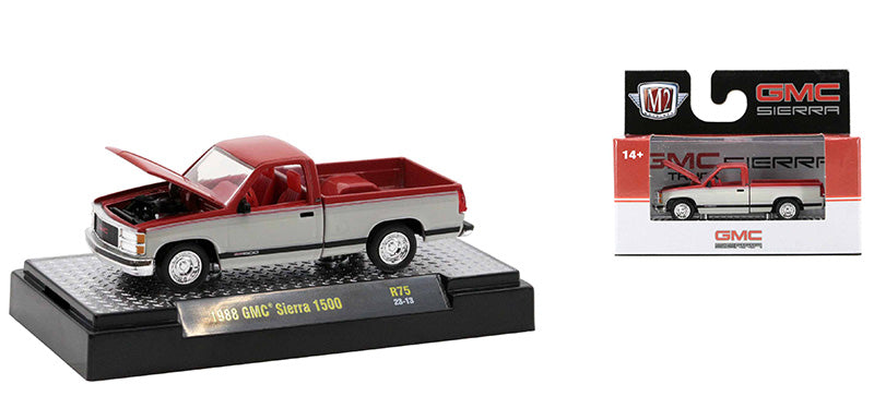 M2 Machines Auto-Thentics Release 75 1988 GMC Sierra 1500 Grey 1:64