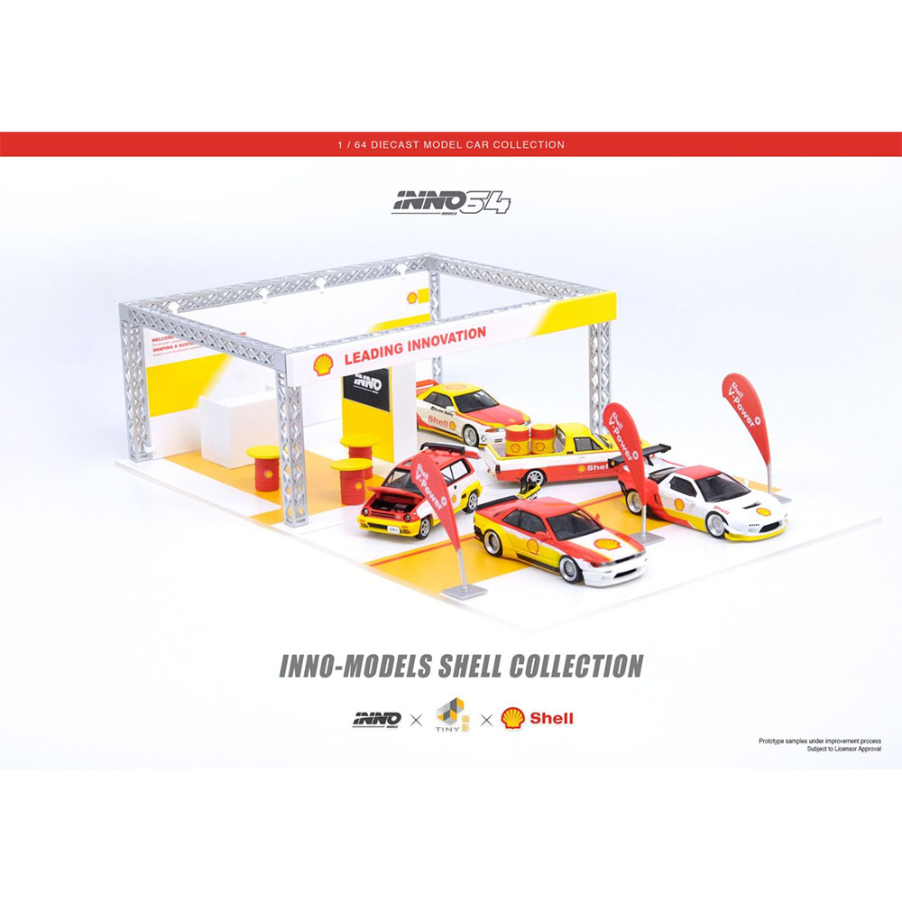 Inno Shell Exhibition Kiosk Diorama 1:64