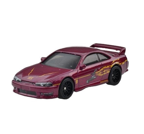 Hot Wheels Retro Entertainment Fast & Furious 2022 Nissan 240SX S14 Maroon 1:64