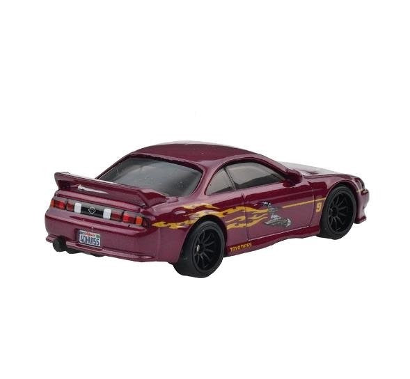 Hot Wheels Retro Entertainment Fast & Furious 2022 Nissan 240SX S14 Maroon 1:64