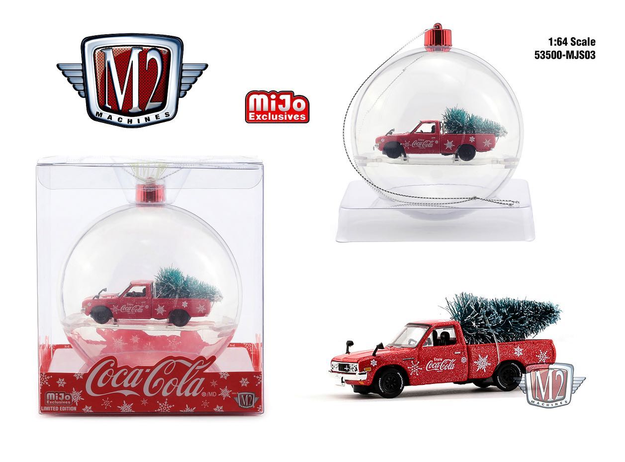 M2 Machines Coca Cola Christmas 1976 Datsun 620 Pickup Truck 1:64