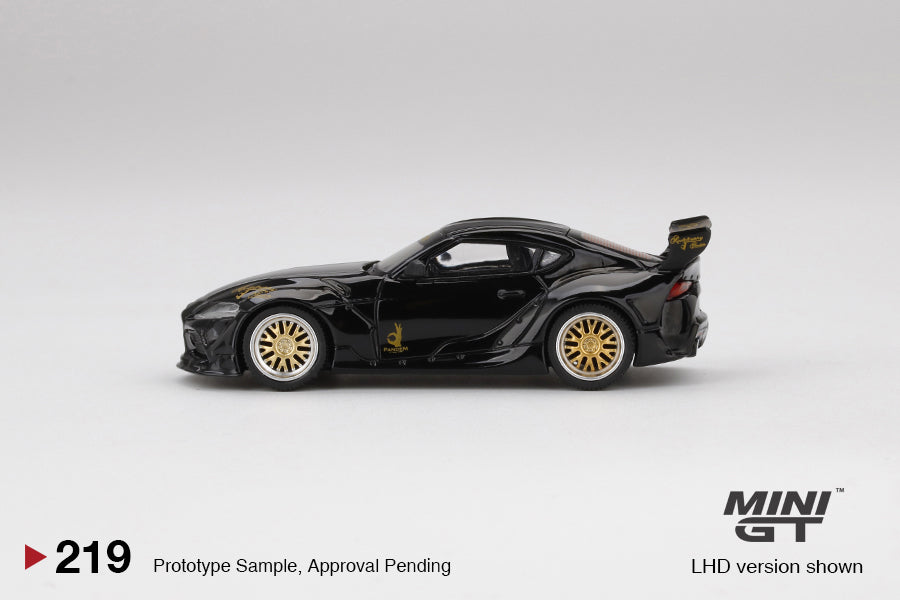 Mini GT Mijo Exclusive 219 Pandem Toyota GR Supra V1.0 Black 1:64
