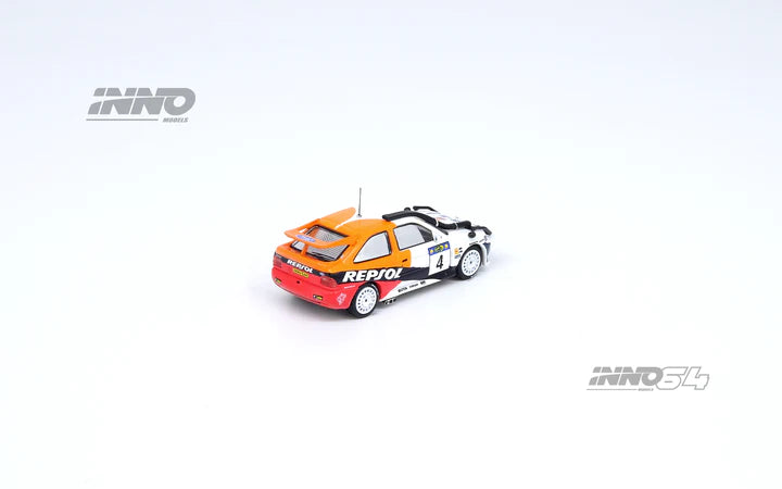 Inno64 Ford Escort RS Cosworth #4 Repsol Safari Rally Kenya 1996 C Sainz & L Moya 1:64