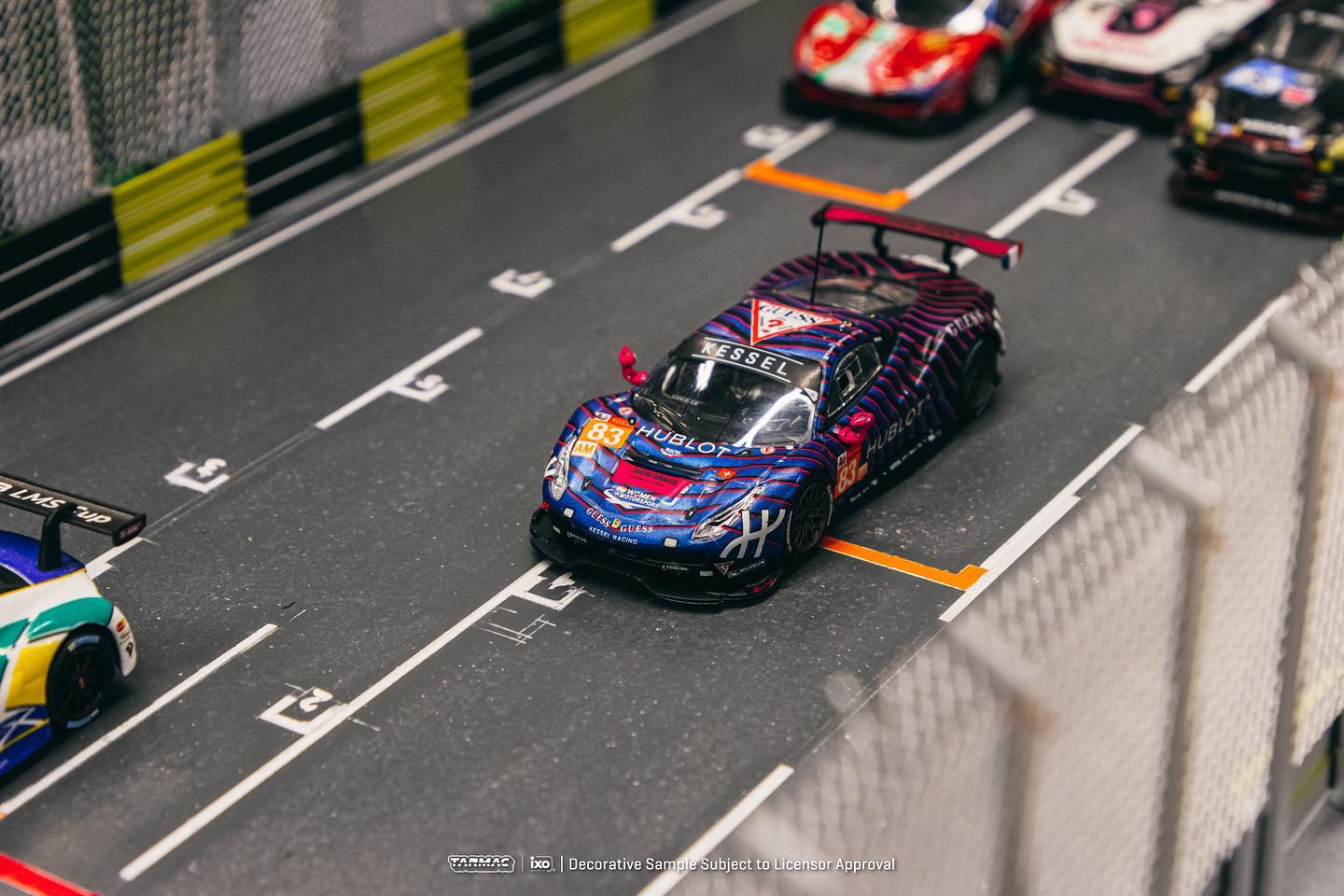 Tarmac Ixo Ferrari 488 GTE 24h of Le Mans 2019 Hublot Blue 1:64