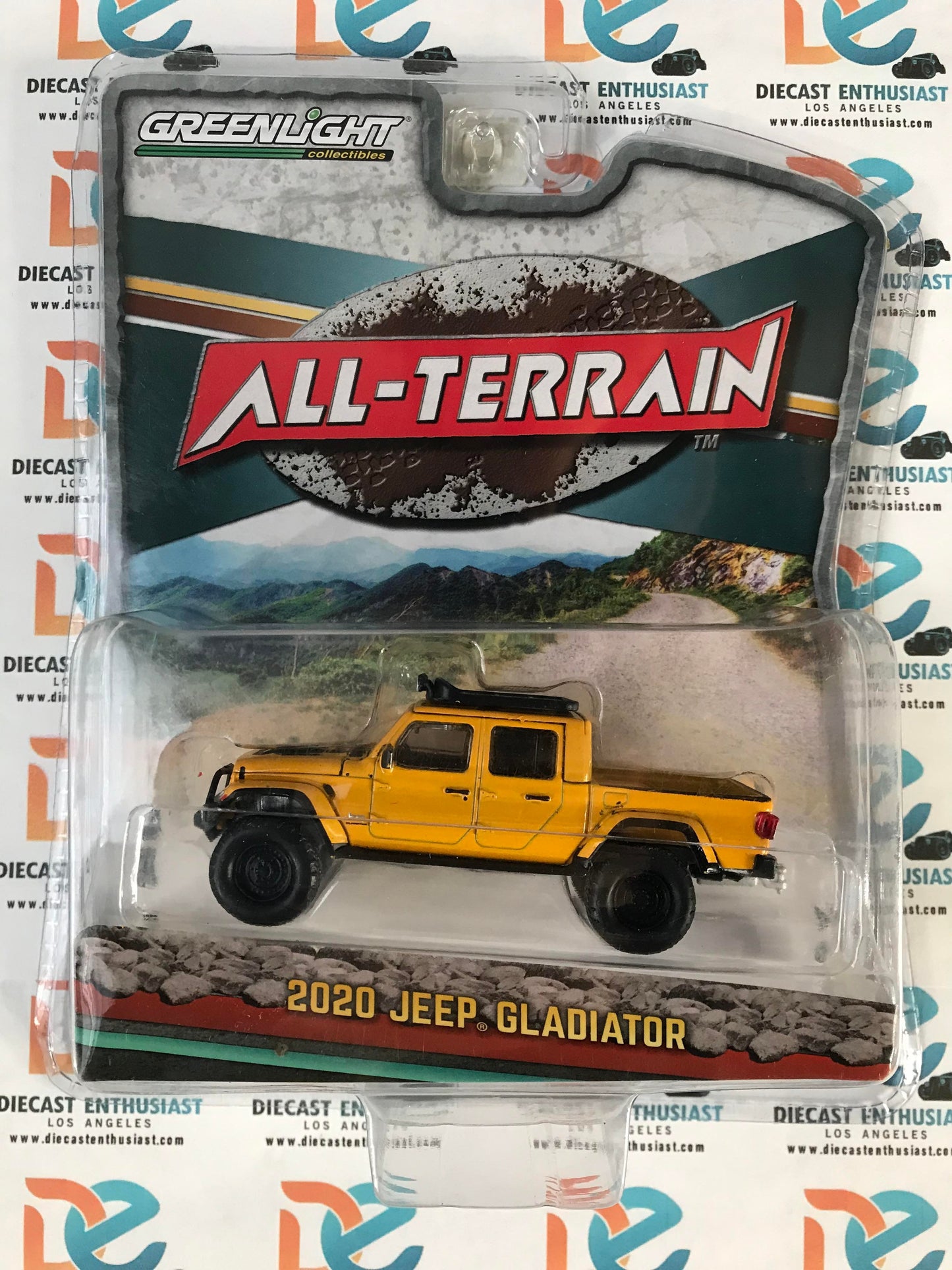 Greenlight All Terrain 2020 Jeep Gladiator Yellow 1:64