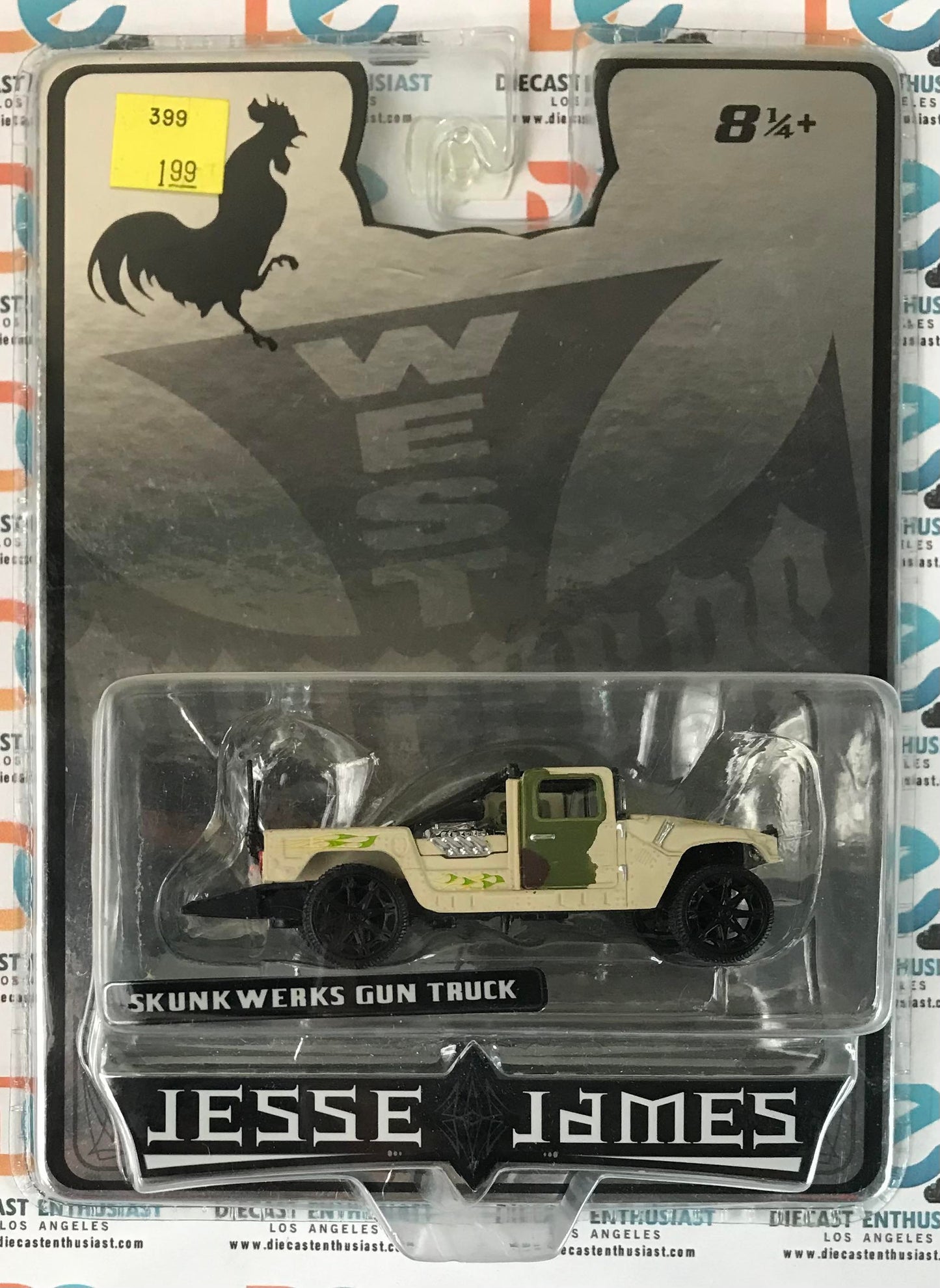 MGA WestCoast Choppers Jesse James Skunk Werks Gun Truck Hummer 1:64