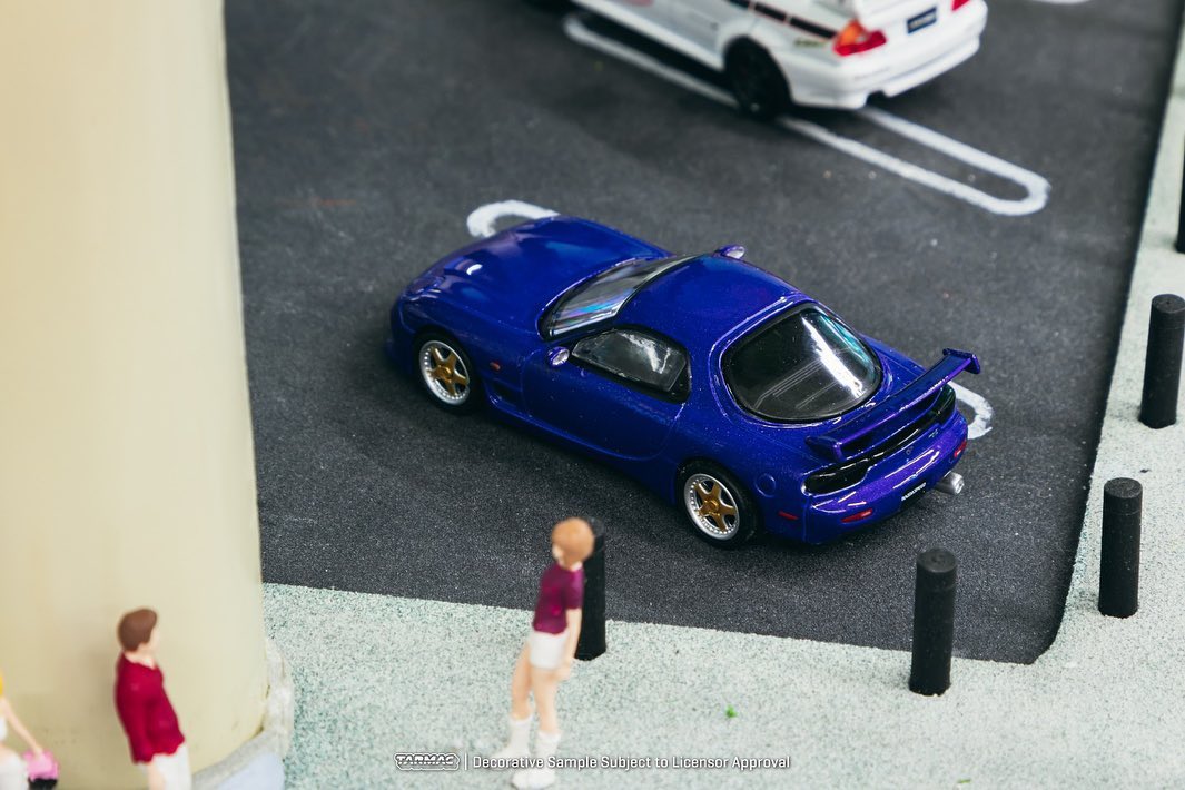 Tarmac Works Mazda RX7 FD3S Mazdaspeed ASpec Blue 1:64