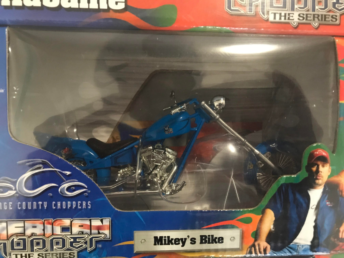 Joy Ride OCC Orange County Choppers Black Widow Mikey's Bike Custom Rigid #1 Jet Bike 1:18