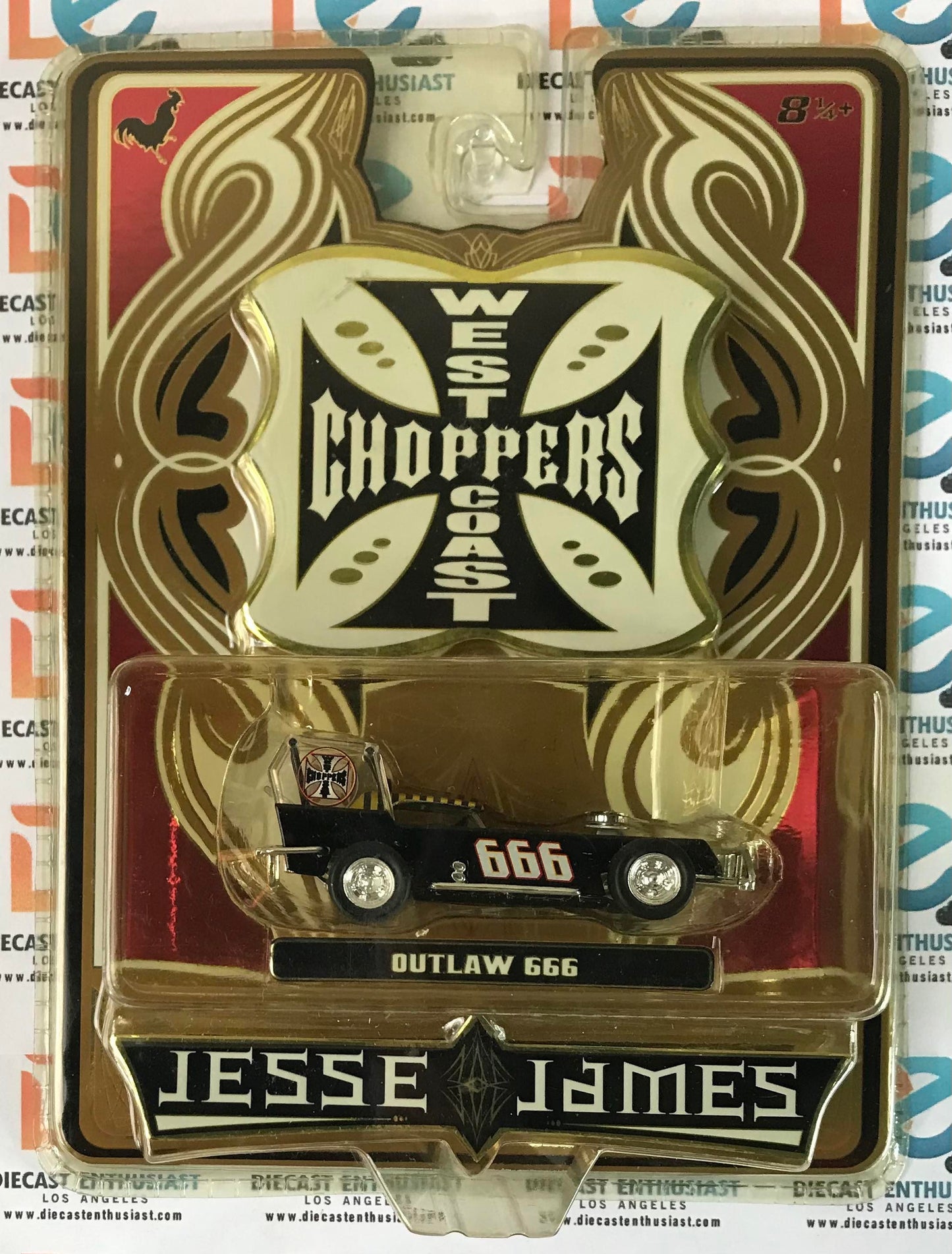 MGA WestCoast Choppers Outlaw 666 1:64