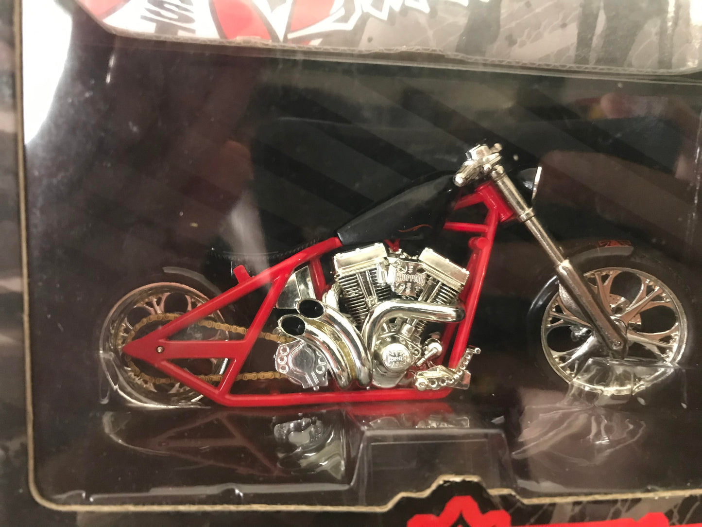 NEW OPENED SEALED Funline Westcoast Choppers Jesse James Dominator Black 1:18
