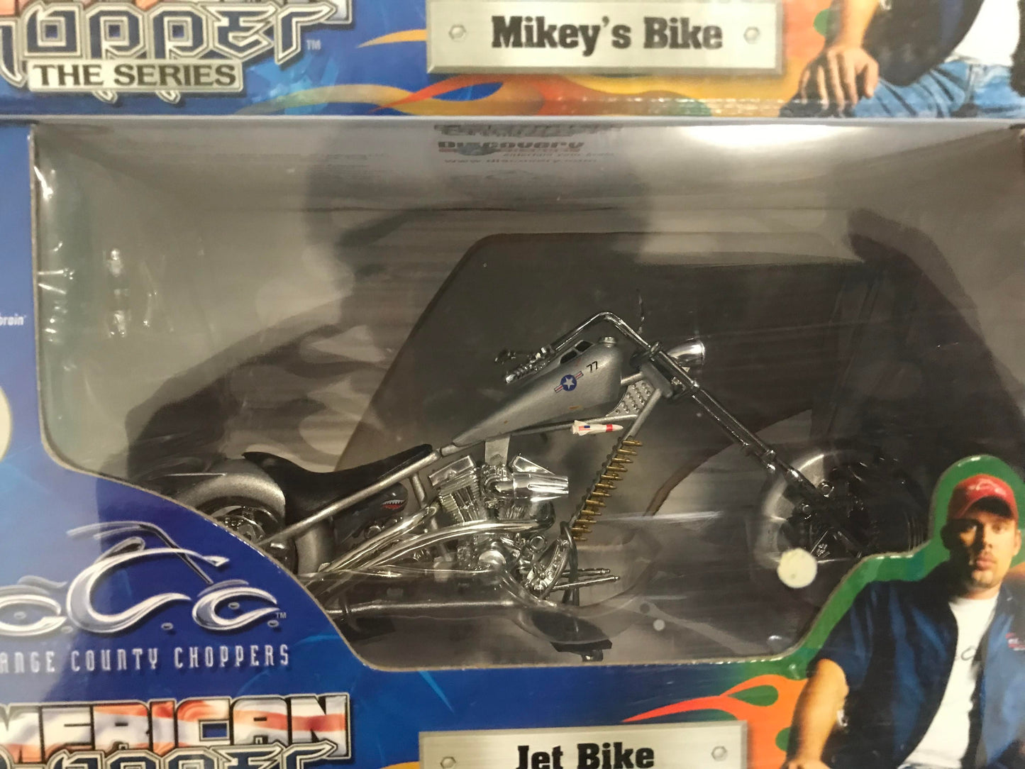 Joy Ride OCC Orange County Choppers Black Widow Mikey's Bike Custom Rigid #1 Jet Bike 1:18