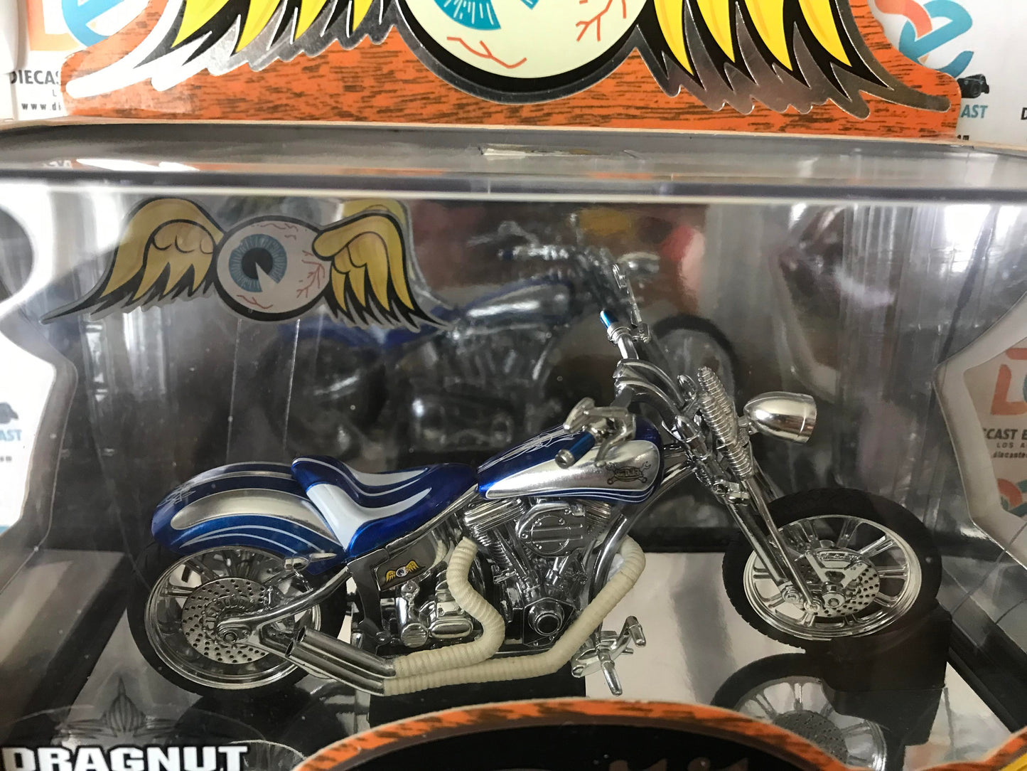 Jada Toys Von Dutch Kustom Cycles Dragnut Blue 1:18