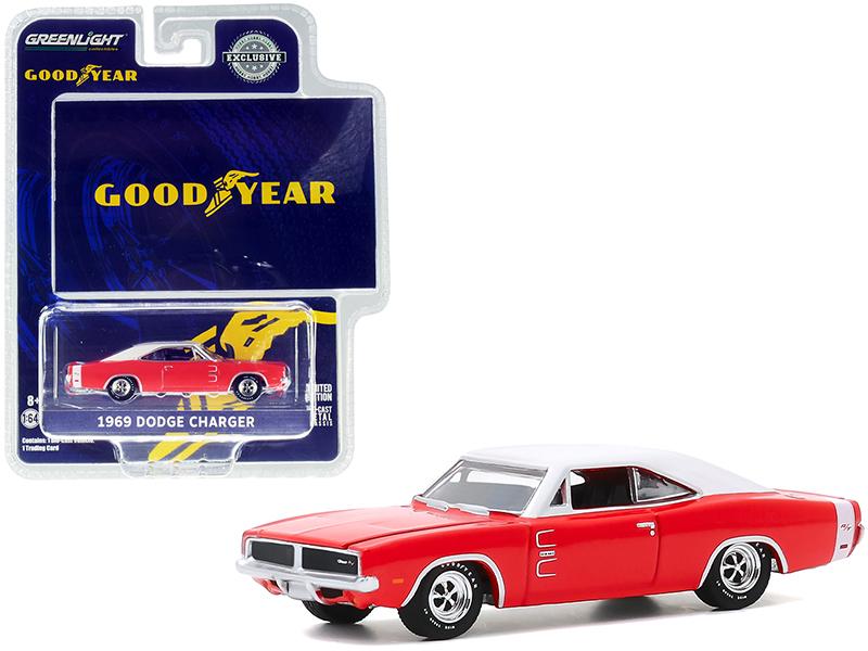 Greenlight Goodyear 1970 Dodge Charger Red 1:64