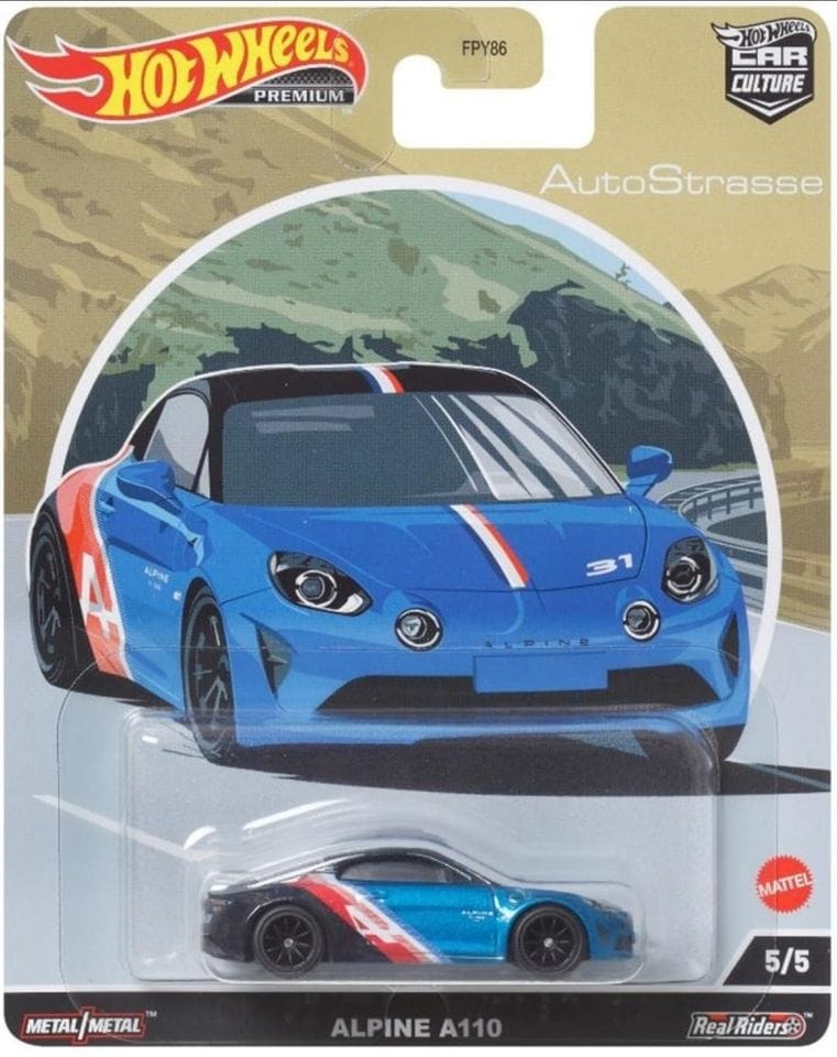 Hot Wheels Auto Strasse Alpine A110 1:64