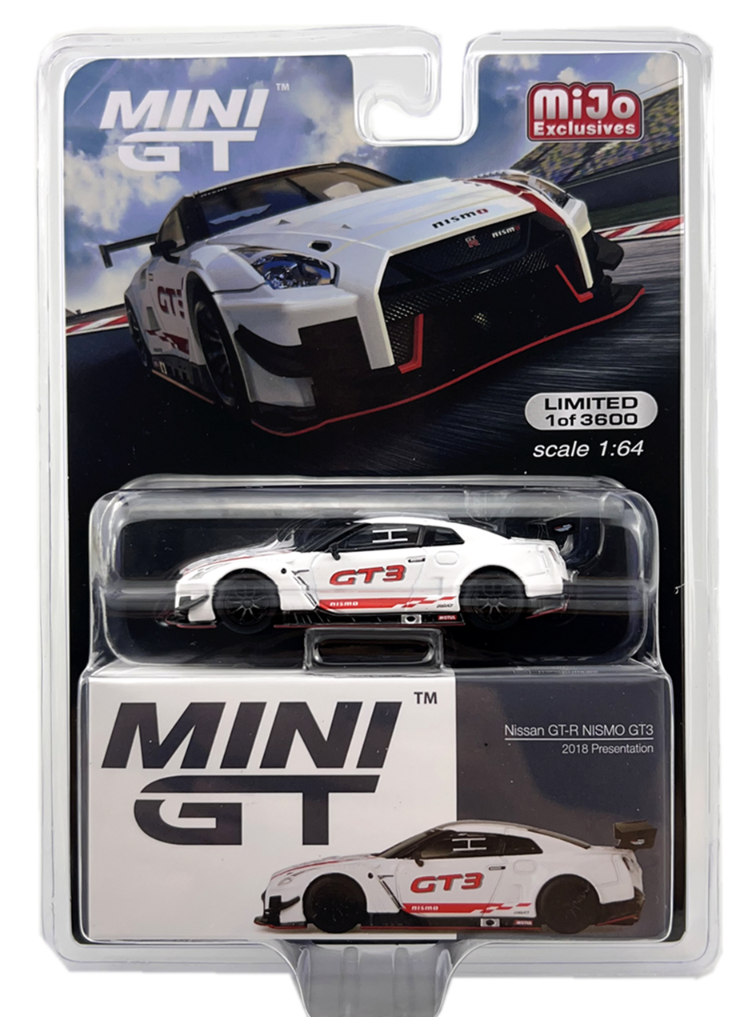 ミニカー MINI GT Nissan GT-R NISMO GT3 2018 327 Mini GT Mijo Exclusives 327 Nissan GTR Nismo GT3 2018