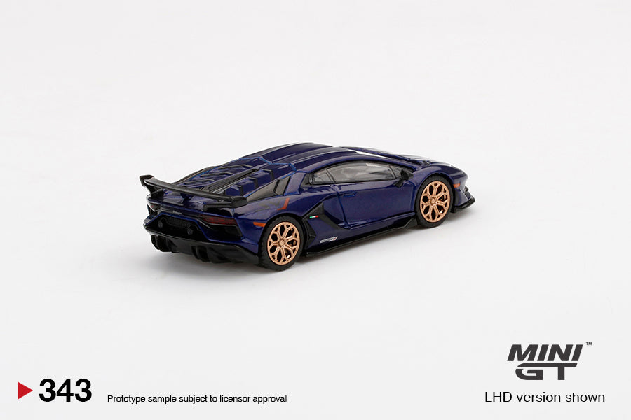 Mini GT Mijo Exclusives 343 Lamborghini Aventador SVJ Viola Aletheia 1:64
