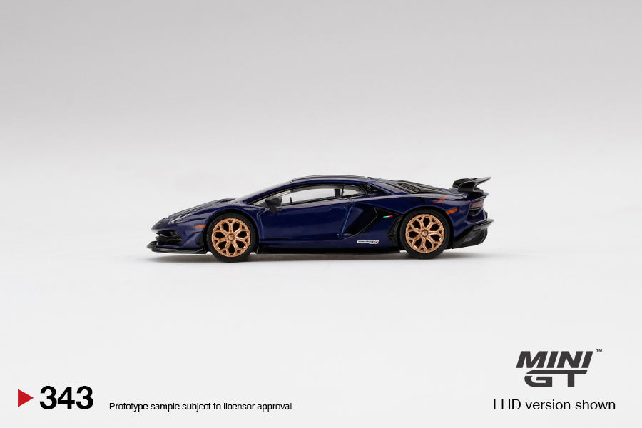 Mini GT Mijo Exclusives 343 Lamborghini Aventador SVJ Viola Aletheia 1:64