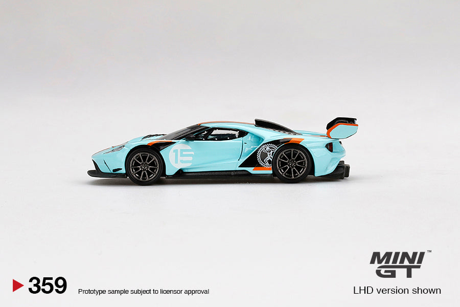 Mini GT Box Version 359 Ford GT Mk II #002 Blue/Orange 1:64