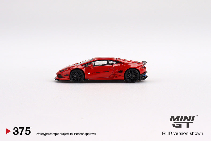 Mini GT Mijo Exclusives 375 LB WORKS Lamborghini Huracan Red 1:64