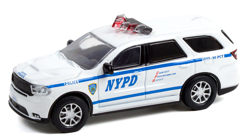 Greenlight Hot Pursuit 2019 Dodge Durango New York Police Department NYPD 1:64