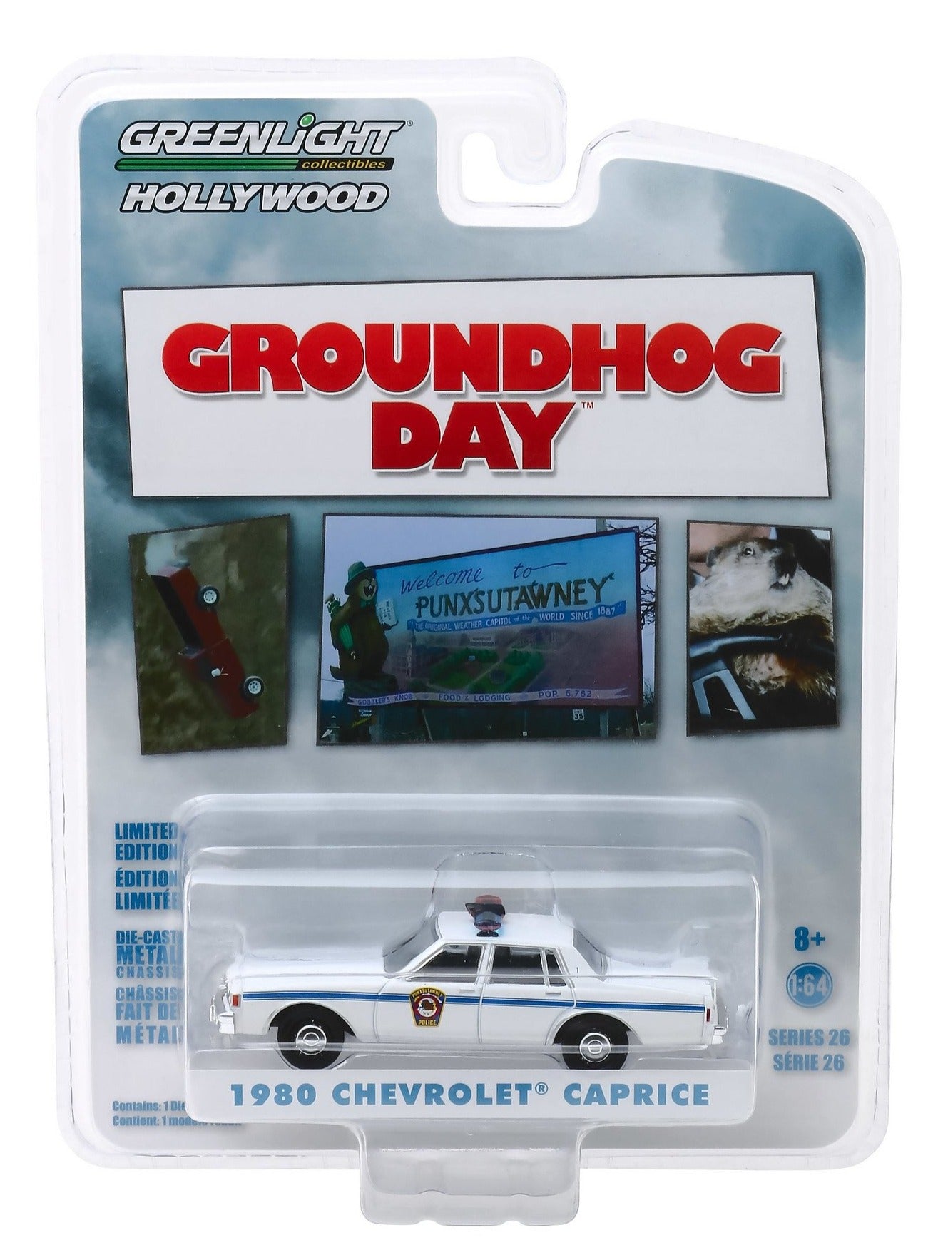 Greenlight Groundhog Day 1980 Chevrolet Caprice Police 1:64