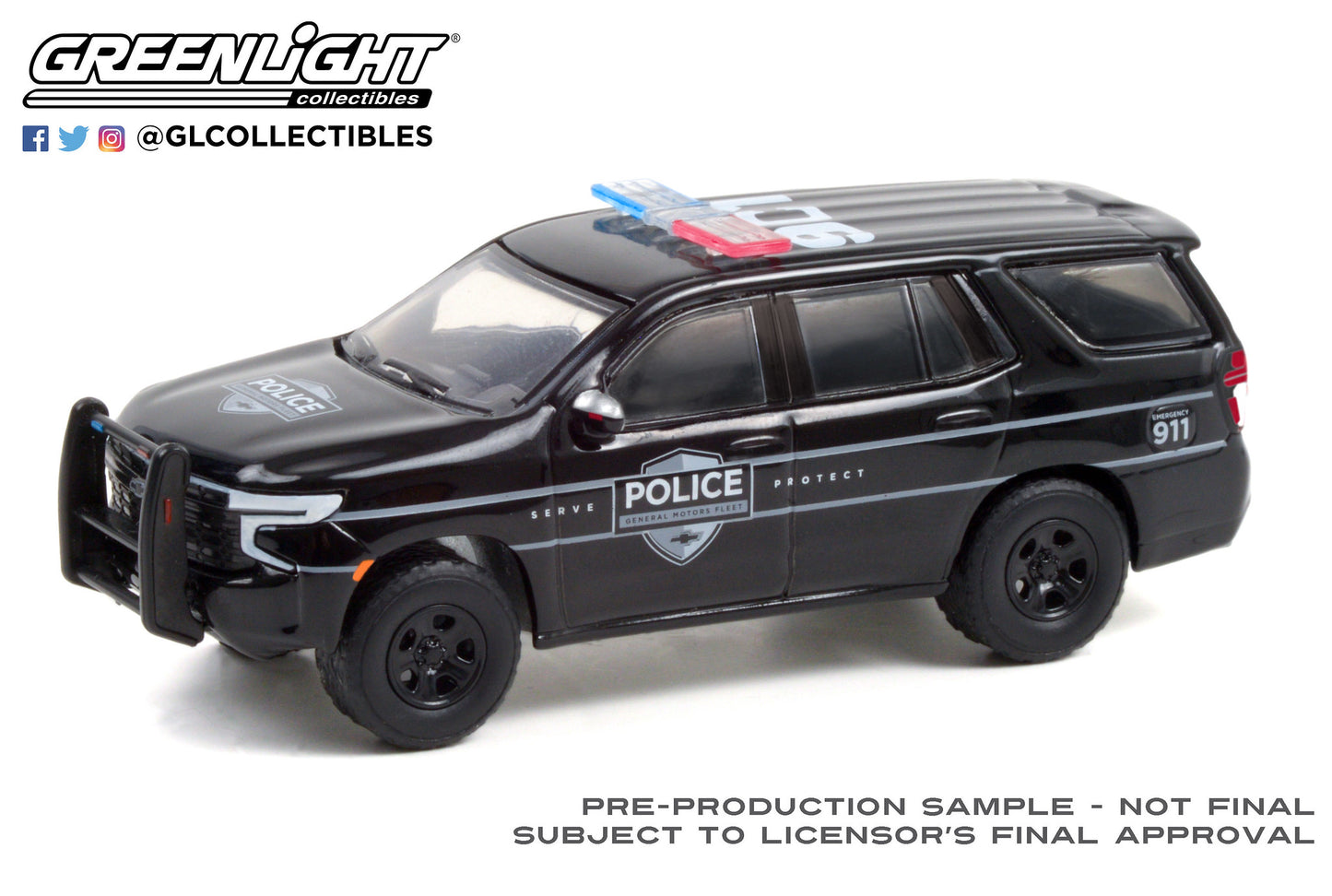 Greenlight Police General Motors Fleet 2020 Chevrolet Tahoe 1:64