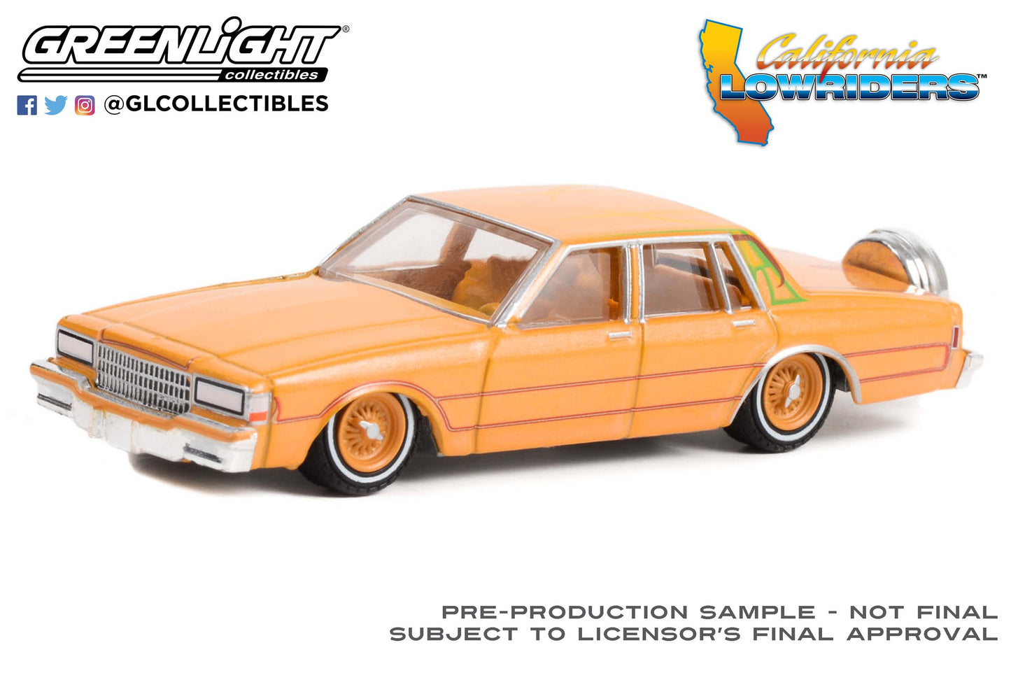 Greenlight California Lowriders Series 2 1990 Chevrolet Caprice Classic Brown 1:64
