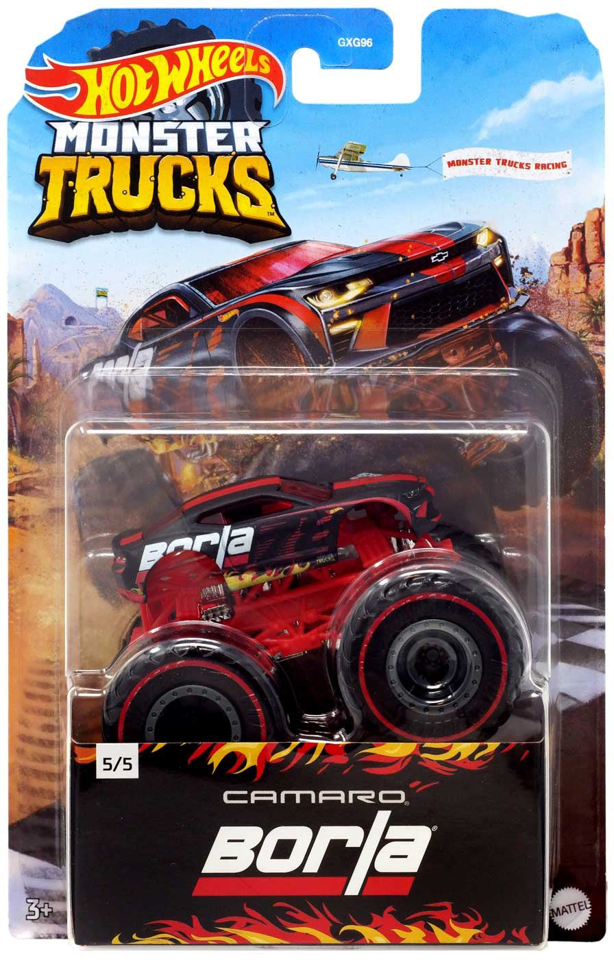 Hot Wheels Monster Trucks 18 Chevy Camaro SS Borla