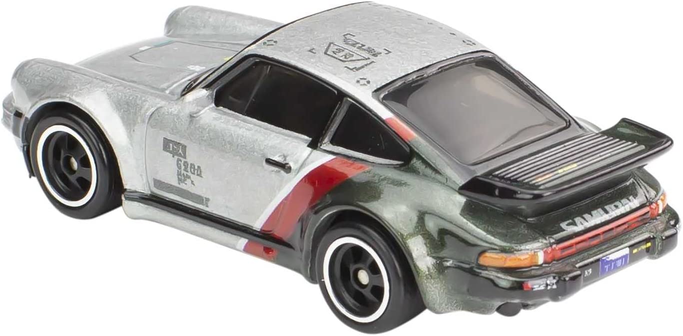 Hot Wheels Cyberpunk Porsche 911 Turbo (930) Silver 1:64