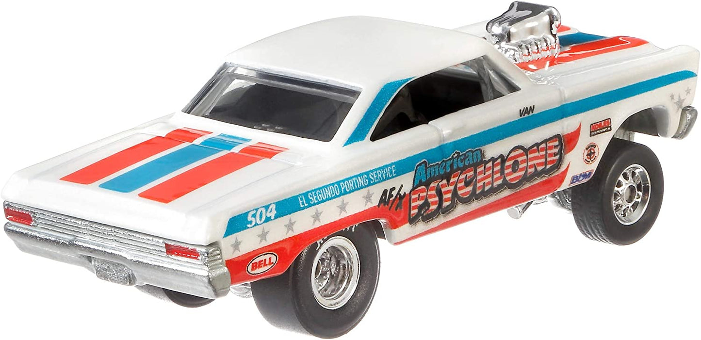 Hot Wheels Dragstrip Demons 65 Mercury Comet Cyclone with Sterling Protector Case 1:64