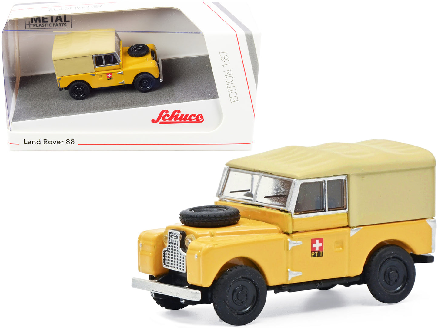 Schuco Land Rover 88 Brown 1:87