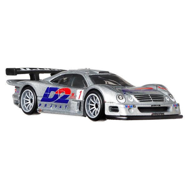 Hot Wheels Boulevard 1997 Mercedes Benz CLK-GTR with Sterling Protector Case 1:64