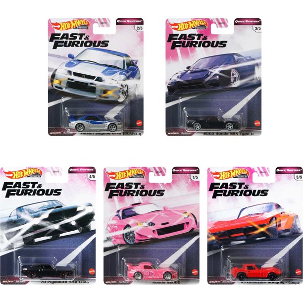 Hot Wheels Fast & Furious Quick Shifters Box Set 1:64