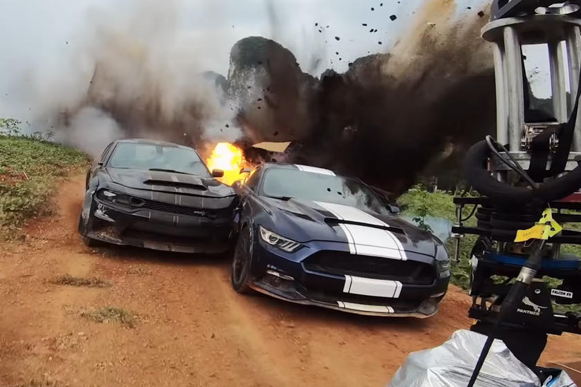 Hot Wheels Fast & Furious Furious Fleet Custom Mustang Blue 1:64