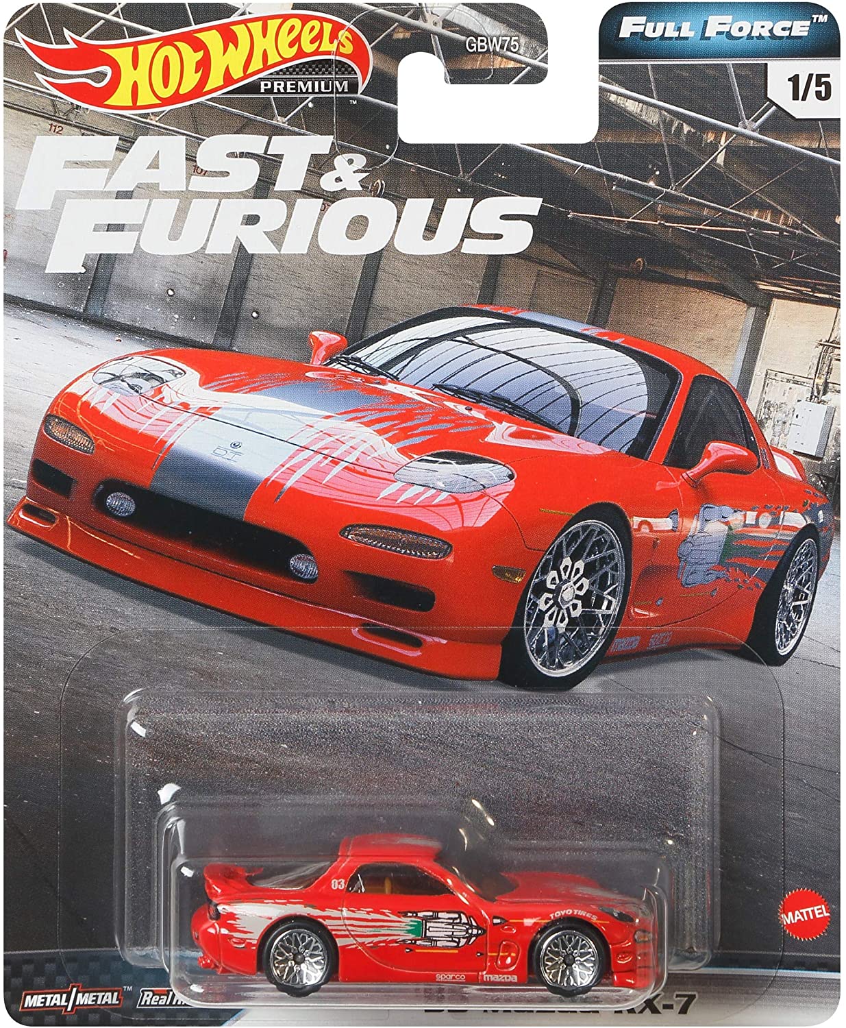 Hot Wheels Fast & Furious Full Force Box Set 1:64
