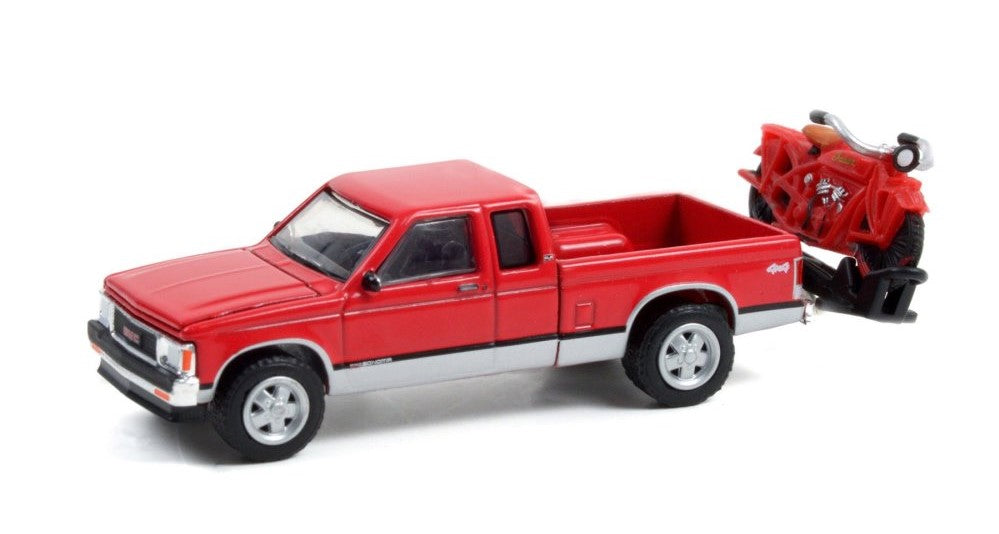 Greenlight 1991 GMC Sonora with 1920 Indian Scout 1:64