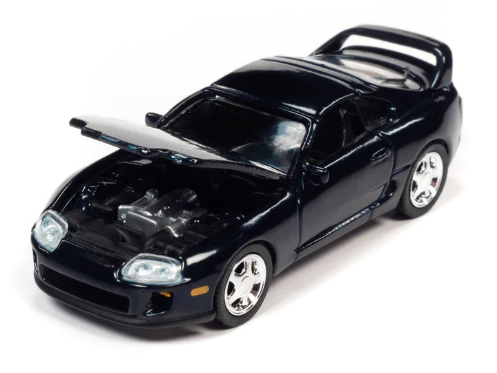 Auto World Modern Muscle 1995 Toyota Supra Baltic Blue 1:64