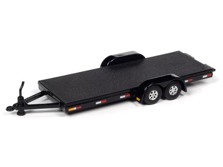 Auto World Open Trailer Black 1:64