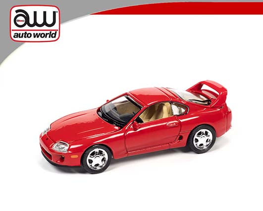 Auto World Modern Muscle 1993 Toyota Supra Super Red 1:64